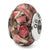 Sterling Silver Red Mosaic Magnesite Stone Bead Charm hide-image