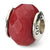 Sterling Silver Red Quartz Stone Bead Charm hide-image