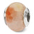 Sterling Silver Pink Cracked Agate Stone Bead Charm hide-image