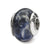 Sodalite Stone Charm Bead in Sterling Silver