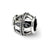 Barrel Charm Bead in Sterling Silver