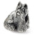 Sterling Silver Miniature Schnauzer Bead Charm hide-image