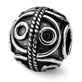 Sterling Silver Artisan Bead Charm hide-image