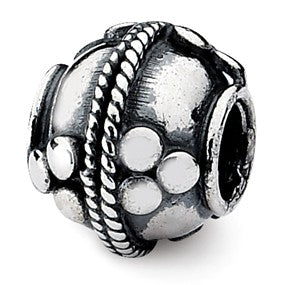 Sterling Silver Artisan Bead Charm hide-image