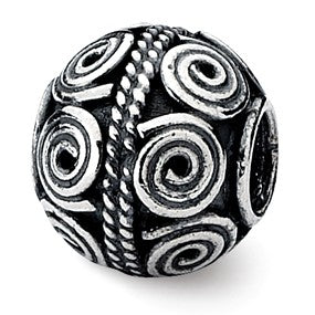 Sterling Silver Artisan Bead Charm hide-image