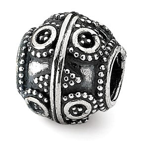 Sterling Silver Artisan Bead Charm hide-image