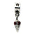 Sterling Silver Enameled Ice Cream Cone Dangle Bead Charm hide-image