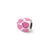 Pink Enameled Hearts Charm Bead in Sterling Silver