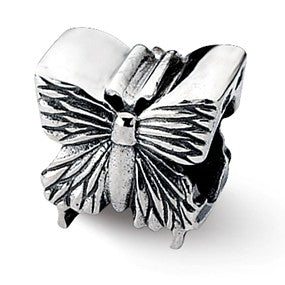 Sterling Silver Butterfly Bead Charm hide-image