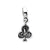 Clubs Charm Dangle Bead in Sterling Silver