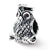 Sterling Silver Wise Owl Bead Charm hide-image