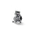 Wise Owl Charm Bead in Sterling Silver