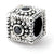 Sterling Silver Square CZ Bead Charm hide-image