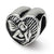 Sterling Silver Angel Heart Bead Charm hide-image