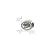 Antiqued Western Michigan University Collegiate Charm Bead in Sterling Silver