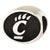 Antiqued University of Cincinnati Collegiate Charm Bead in Sterling Silver