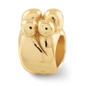 Gold Plated Family of 4 Bead Charm hide-image