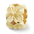 Floral Charm Bead in 14k Yellow Gold