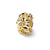 Floral Charm Bead in 14k Yellow Gold