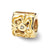 With .015ct Diamond Floral Charm BeadFloral Charm Bead in 14k Yellow Gold