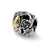 Ladybug Floral Charm Bead in Sterling Silver & 14k Yellow Gold