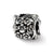 Floral Charm Bead in Sterling Silver