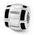 Sterling Silver Black Enamel Bali Bead Charm hide-image