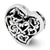 Sterling Silver Cutout Hearts Bead Charm hide-image