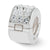 Clear Swarovski Elements Charm Bead in Sterling Silver