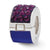 Purple Swarovski Elements Charm Bead in Sterling Silver