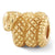 Snake Charm Bead in Gold Plated