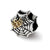 Spider Web Charm Bead in Sterling Silver & Gold Plated