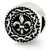 Sterling Silver Fleur de lis Bead Charm hide-image