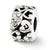 Swarovski Elements Charm Bead in Sterling Silver