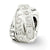 Love/Amour Swarovski Elements Charm Bead in Sterling Silver