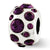 February Swarovski Elements Charm Bead in Sterling Silver