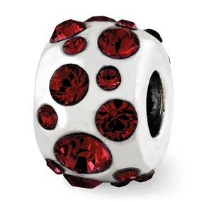 Sterling Silver June Swarovski Elements Bead Charm hide-image