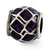 Sterling Silver Purple Enamel w/Sparkles Bead Charm hide-image