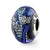 Sterling Silver Blue Italian Glass Bead Charm hide-image