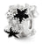 Sterling Silver Swarovski Elements Enameled Stars Bead Charm hide-image