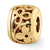 Flowers Charm Bead in Gold Plated