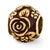 Gold Plated Enameled Floral Bead Charm hide-image