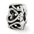 Sterling Silver Hearts Bead Charm hide-image