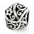 Sterling Silver Flowers & Vines Bali Bead Charm hide-image