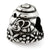 Beehive Charm Bead in Sterling Silver