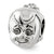 Little Girl's Head Charm Bead in Sterling Silver