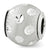 Diamond-cut Charm Bead in Sterling Silver