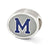 Sterling Silver Enameled University of Memphis Collegiate Bead