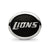 Enameled Detroit Lions NFL Charm Bead in Sterling Silver