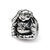 Hear No Evil Buddha Charm Bead in Sterling Silver